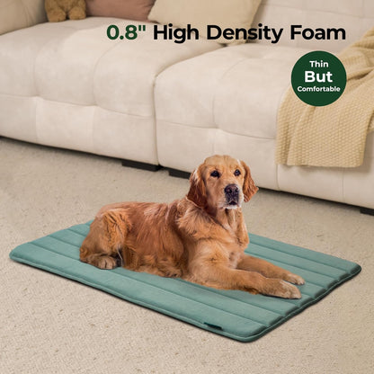 BALANCE Dog Crate Pad, Dog Foam Crate Mat Kennel Pad, Washable Water-Resistant Pet Bed Flat Dogs Cage Mat for Small Dogs