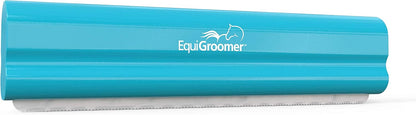 EquiGroomer 8-Inch Deshedding Brush for Horses and Large Shedding Dogs 50 lbs and Up (Golden Retriever, German Shepherd, Husky), Undercoat Grooming Tool, Removes Loose Hair and Fur, Blue