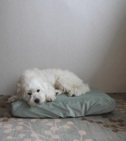 Grey Waterproof Dog Bed Slip Cover Dog Bed Liner Elastic 42 x 30 Inch