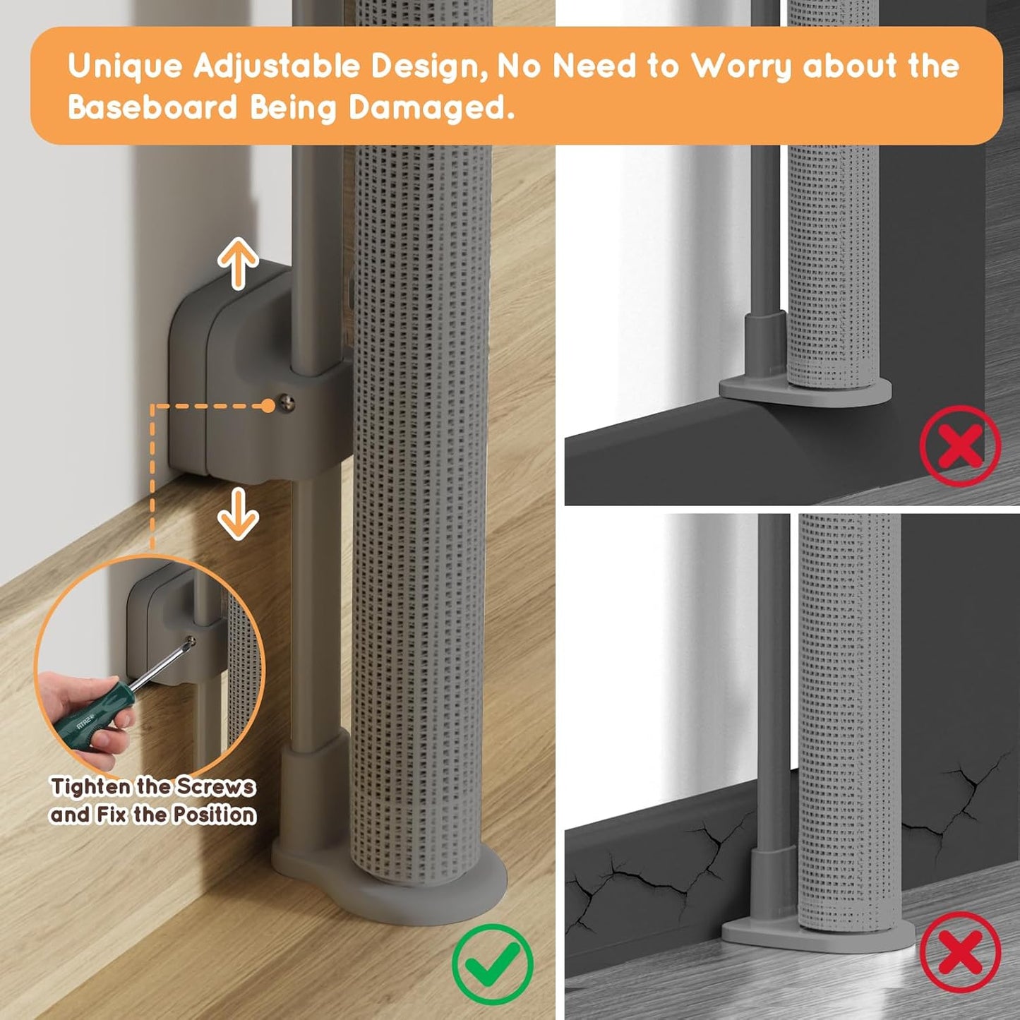 Retractable Baby Gate, 38" Extra Tall Mesh Dog Gate with Auto-Tension Design, 71" Wide One-Hand Operation Doorway Gates for Pets & Babies, No Bottom Rail Safety Gate for Hallways, Black