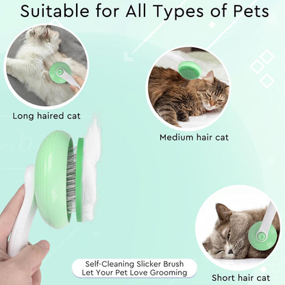 Cat Grooming Glove Brush,Pet Hair Remover Tool,Reusable Dog Hair Fur Remover for Carpet,Furniture,Couch,Clothes,Eco-Friendly and High efficiency