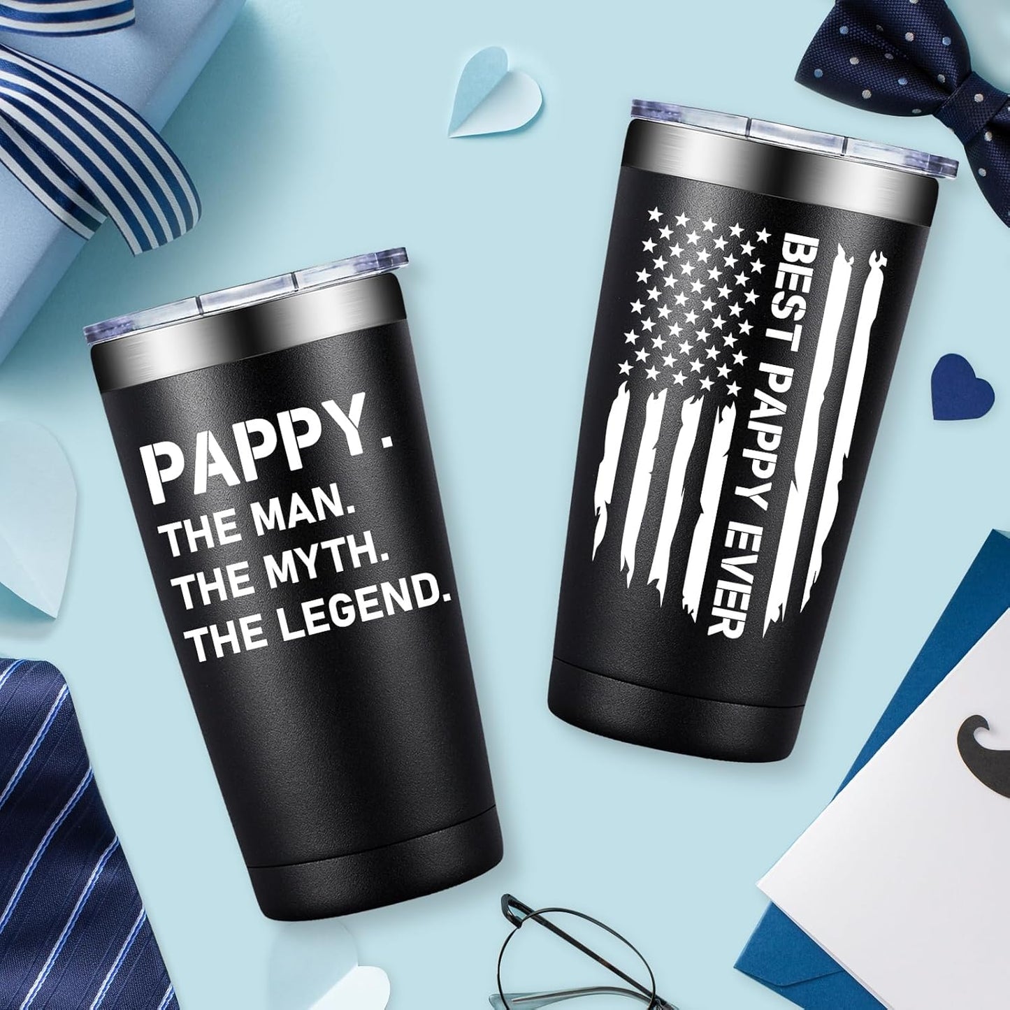 BIRGILT Pawpaw Gifts from Grandkids - Pawpaw Fathers Day Gift - Best Paw Paw Gifts for Grandpa, Grandfather - 20oz Tumbler Cup