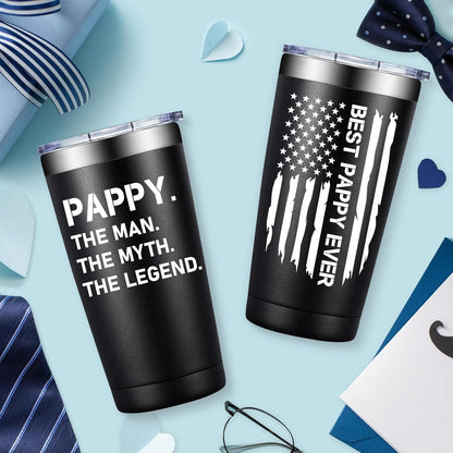 BIRGILT Pawpaw Gifts from Grandkids - Pawpaw Fathers Day Gift - Best Paw Paw Gifts for Grandpa, Grandfather - 20oz Tumbler Cup