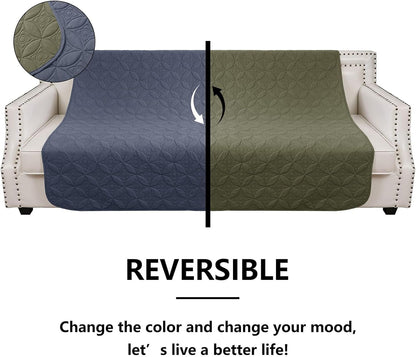 Waterproof Dog Blanket, 30x30 inches Small Pet Couch Covers for Sofa, Chair Bed Furniture Protector from Dogs Washable and Reversible-Lightgrey+Darkgrey