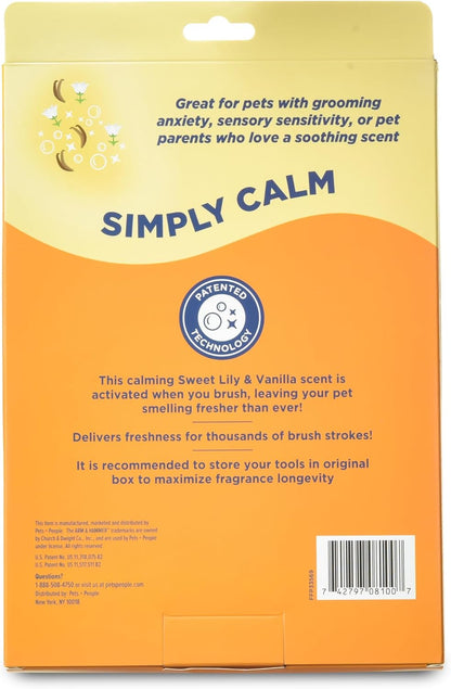Arm & Hammer Deodorizing Dog Grooming Comb, Fragrance Transfer Technology with Baking Soda, Fine & Standard Teeth for Detangling & Flea Removal, Dematting Tool for Dogs, Sweet Apple & Rose Scent