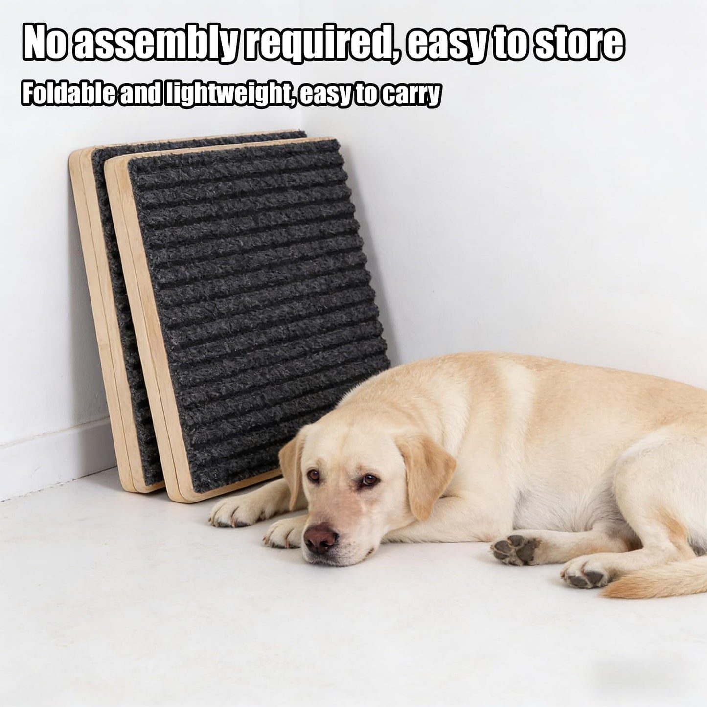 2pcs Adjustable Dog Ramp for Couch & Stairs, Portable Foldable Pet Steps Stairs Assist with Anti-Slip Mats, Pet Accessories Supplies Must Haves for Small Dogs & Cats Elderly Injured or Senior Pets