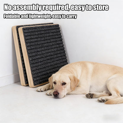 2pcs Adjustable Dog Ramp for Couch & Stairs, Portable Foldable Pet Steps Stairs Assist with Anti-Slip Mats, Pet Accessories Supplies Must Haves for Small Dogs & Cats Elderly Injured or Senior Pets