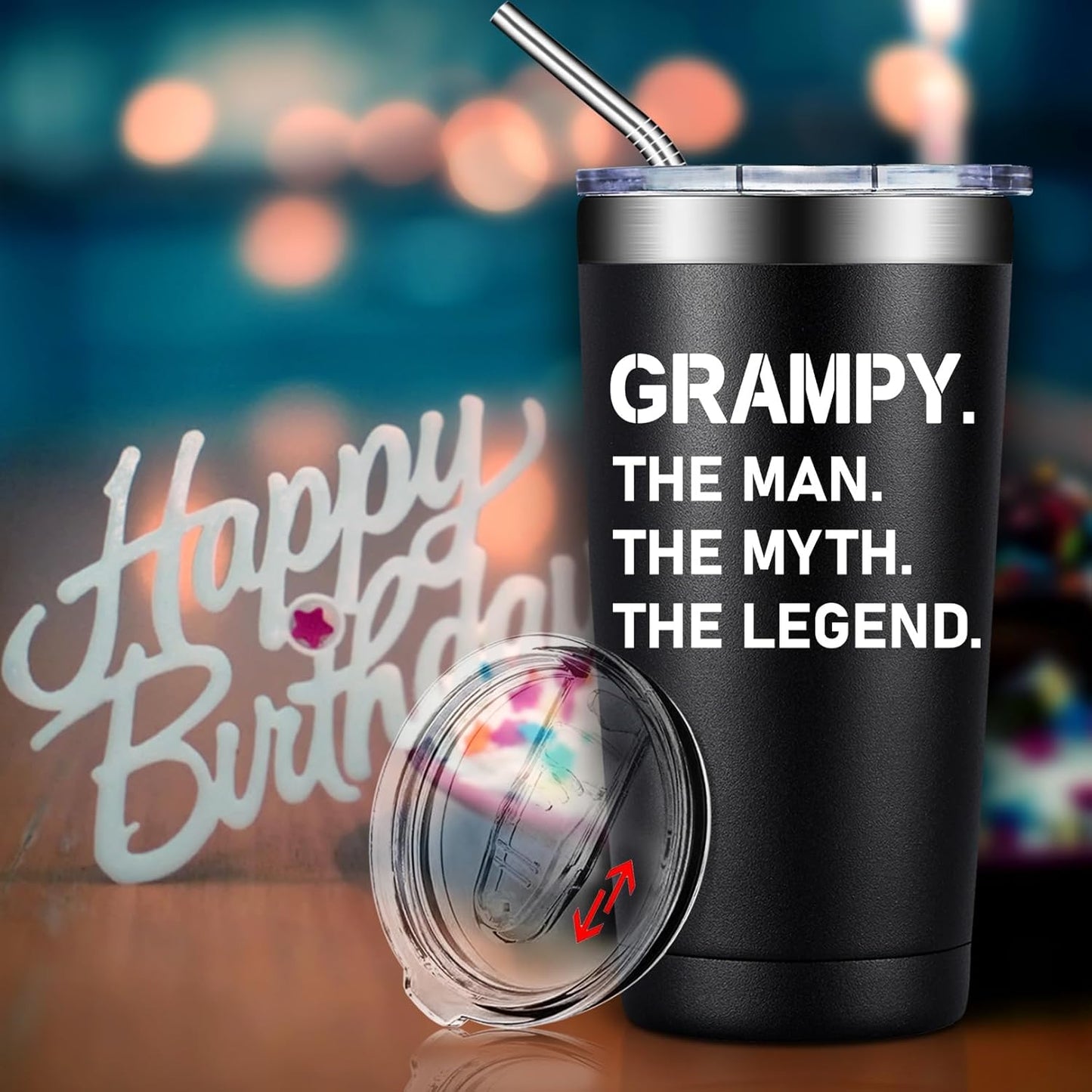 BIRGILT Pawpaw Gifts from Grandkids - Pawpaw Fathers Day Gift - Best Paw Paw Gifts for Grandpa, Grandfather - 20oz Tumbler Cup