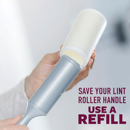 Scotch-Brite Pet Hair Pickup Extra Sticky Lint Roller, Designed for Removing Fur + Fluff on Couches, Clothes, Dog and Cat Beds, & More, 2 Pack, 140 Easy - Tear Adhesive Sheets Total