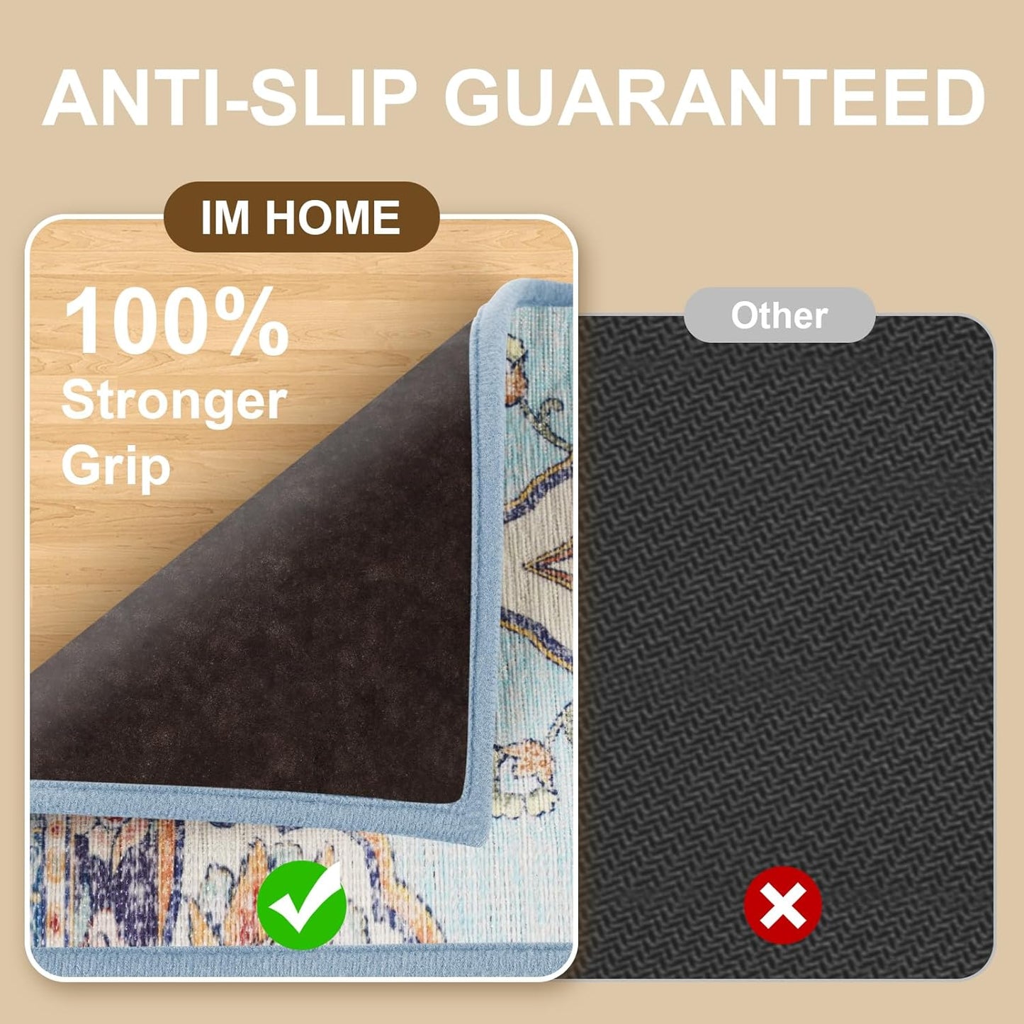 Non Slip Stair Treads for Wooden Steps Indoor, Dark Grey, 15pcs, 30"X8", Soft Carpet Mat, Machine Washable Boho Carpet Treads with Reusable Adhesive Backing, Safety Stair Tread for Dogs, Kids, Elders