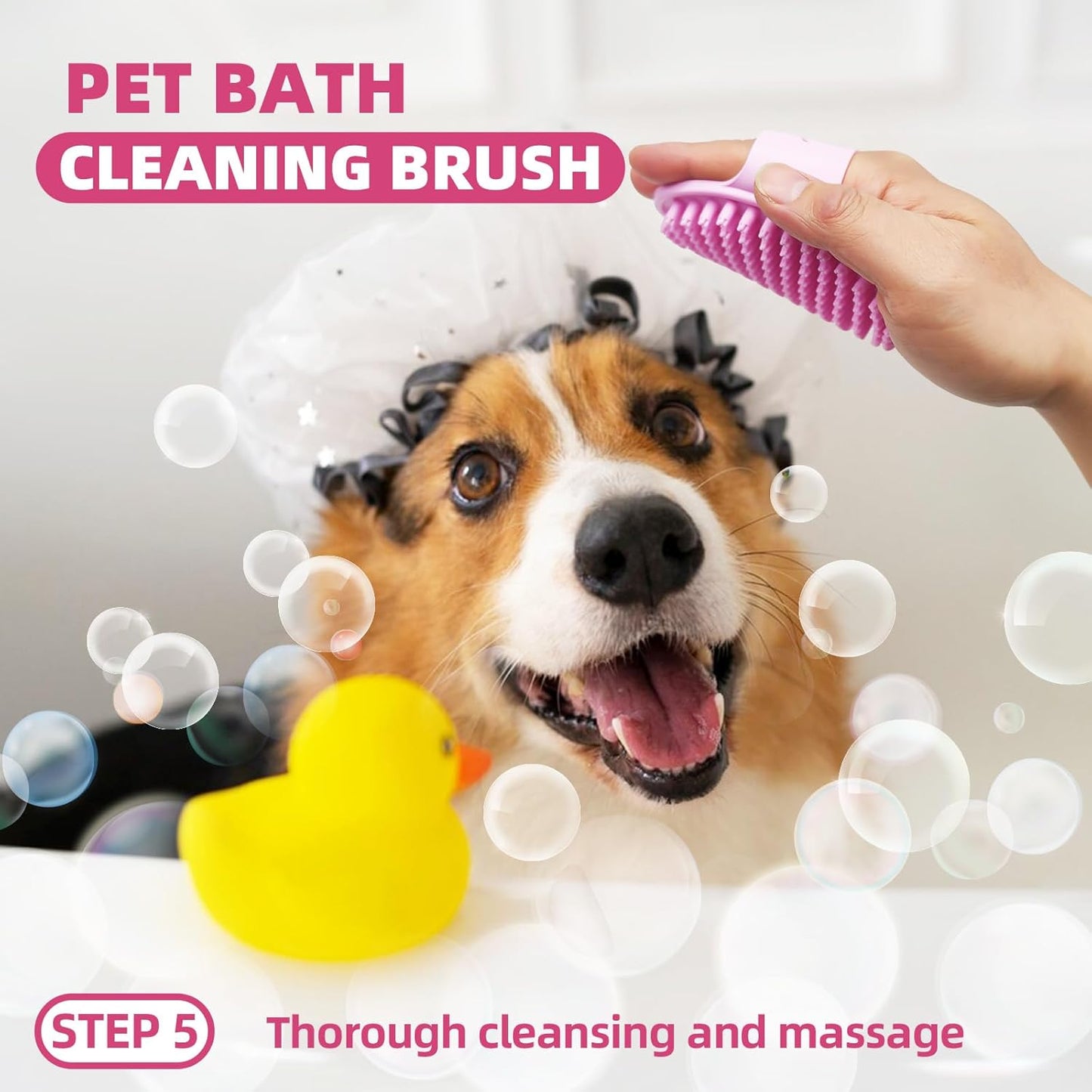 Dog Brush for Shedding,7 PCS Pet Grooming Brush Kit to De-fur & Hair Slicker Deshedding Brushes with Undercoat Rake Comb Bath Brush&Nail Clipper for Grooming Short Long Haired Dogs Cats Blue
