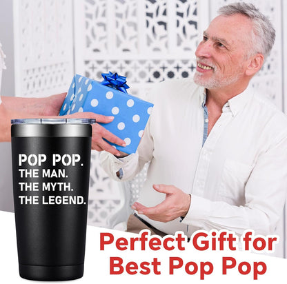 BIRGILT Pawpaw Gifts from Grandkids - Pawpaw Fathers Day Gift - Best Paw Paw Gifts for Grandpa, Grandfather - 20oz Tumbler Cup