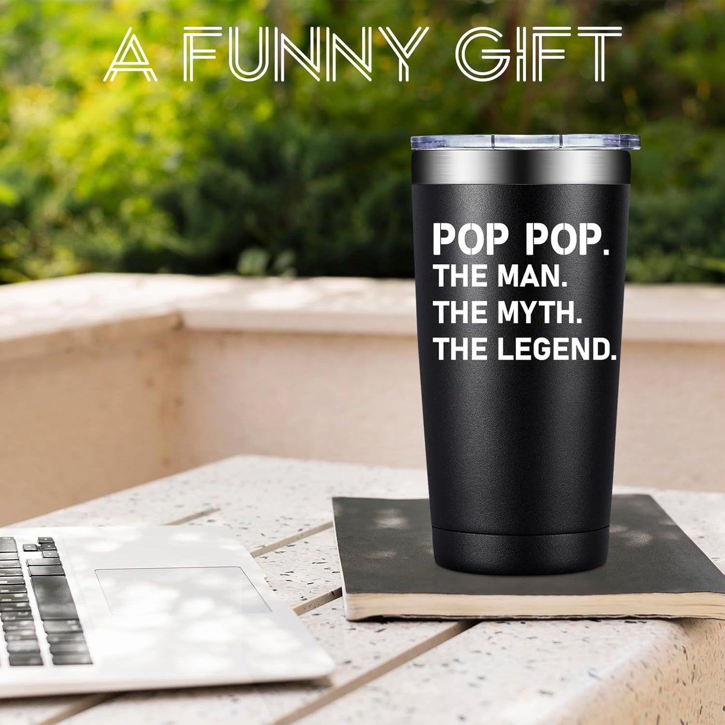 BIRGILT Pawpaw Gifts from Grandkids - Pawpaw Fathers Day Gift - Best Paw Paw Gifts for Grandpa, Grandfather - 20oz Tumbler Cup