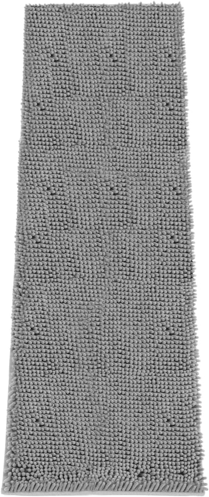 Absorbent Dog Door Mat for Muddy Paws, 60" x 24" Chenille Indoor Mats for Entryway, Trap Dirt Front Door Mat Indoor Entrance Washable Non Slip Soft