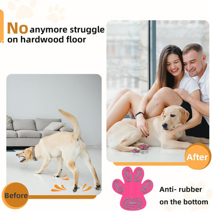 Anti-Slip Dog Paw Protector Pads for Senior Dogs, Dog Paw Adhesive Pads on Hardwood Floor,Senior Pets Essentials with Strong Traction,Puppy Grippers,12 Sets 48 pc M