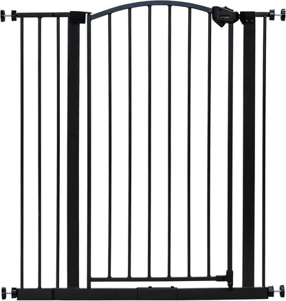 Regalo Safety 30.5-58" Extra Wide Arch Baby Gate with Door, Pressure Mount Walk Through Gate for Doorways & Bottom of Stairs, Babies, Toddlers & Pets, Tested & Safe, American Designed, American Owned