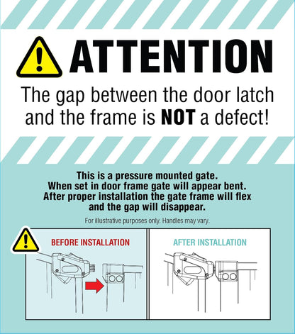 Regalo Safety 36" Extra Tall Home Accent Arch Baby Gate with Door, Pressure Mount for Doorways & Bottom of Stairs, Babies, Toddlers & Pets, Tested & Trusted, American Designed, Family Owned