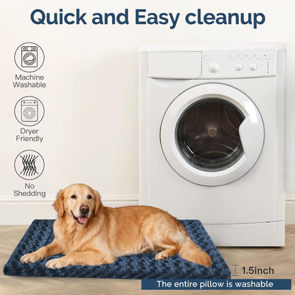 Dog Bed Mat – Soft & Comfortable Dog Kennel Pad for Crate – Durable Crate Bed & Mat for Dogs & Cats – Ideal for Crate, Kennel, and Home Use