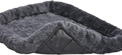 MidWest Homes for Pets QuietTime Dog Bed - White Fleece Bolster, Ultra-Soft and Machine Washable, Fits 24-Inch Crates and Carriers, for Small Breed Dogs