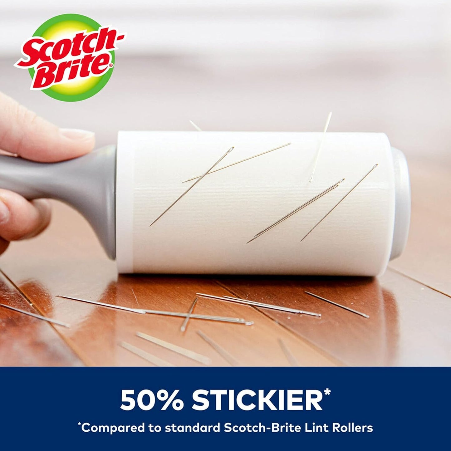 Scotch-Brite Everyday Clean Lint Roller, Lint Remover for Pet Hair, Dark Clothes, Furniture, and Dusty Surfaces, Picks Up Fur & Fluff in Your Home, Car, & Office, 5 Pack, 475 Adhesive Sheets Total