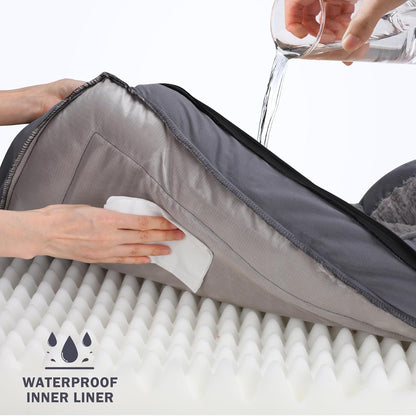 INVENHO Orthopedic Dog Beds Large Sized, XL Washable Dog Sofa with Egg-Crate Foam, Waterproof Lining and Non-Skid Bottom