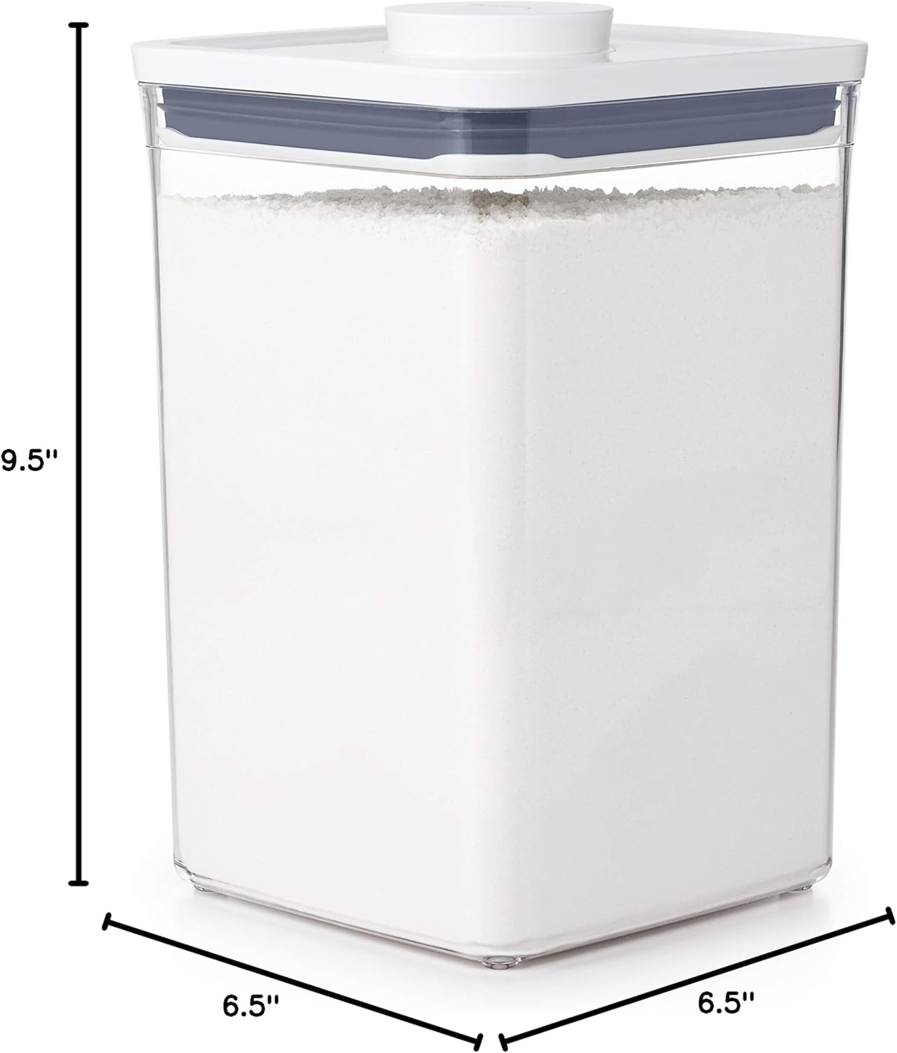 OXO, Good Grips Pop Container - 4.4 Qt/, Airtight Food Storage Containers, 142 Fl Oz