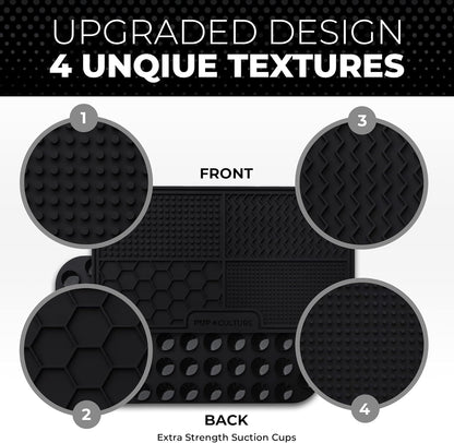 Pup Culture Dog Lick Mat for Dogs, Feeding Pad for Anxious Pets Plus 4 Different Puzzles for Mental Stimulation for Dogs - Supports Mental, Dental, and Digestive Health, Bite Resistant and Heavy Duty
