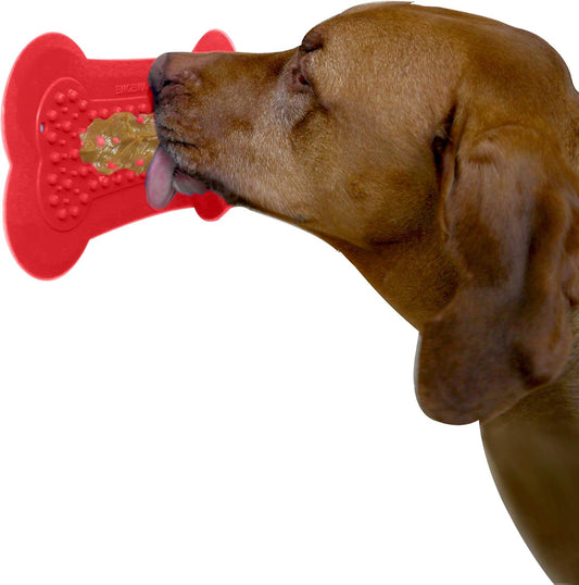 Lick Lick Pad Dog Accessories | Pet Shower Attachment | Dog Peanut Butter Lick Pad | Dog Bathing Station | Dog Bathing Supplies | Veterinarian Used | Suction to Wall | Large (Large - 1 Pack, Yellow)