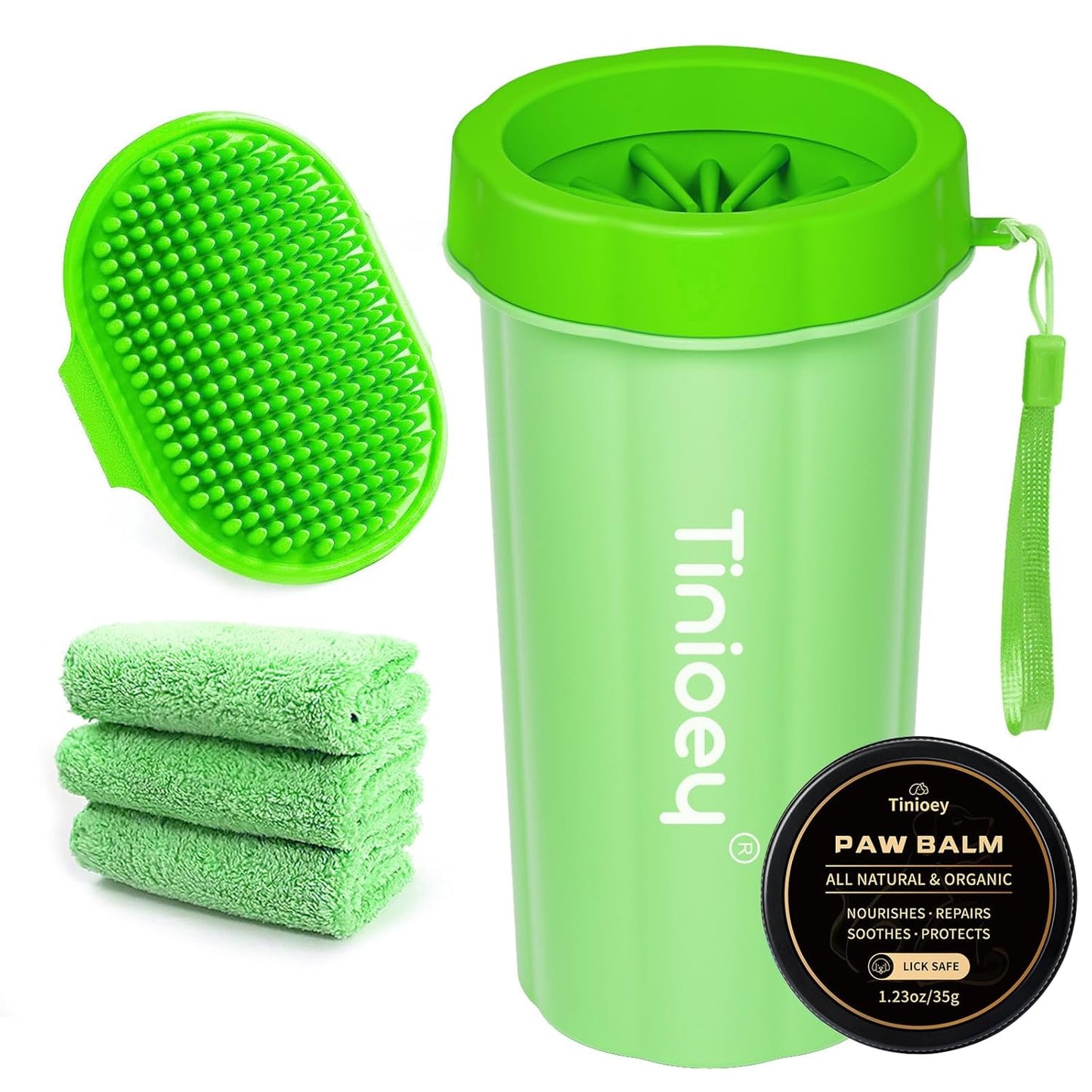 Dog Paw Cleaner for Small Dogs, Dog Paw Washer, Muddy Paw Cleaner, Pet Foot Cleaner, Dog Paw Protector Kit