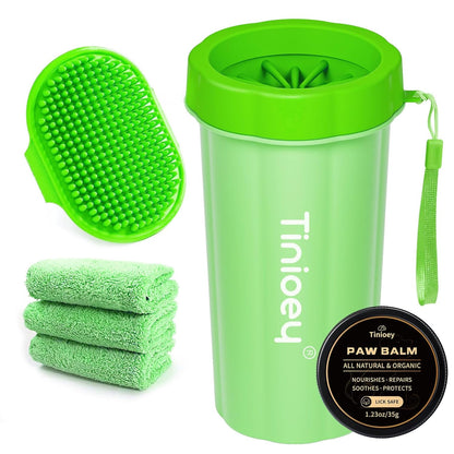 Dog Paw Cleaner for Small Dogs, Dog Paw Washer, Muddy Paw Cleaner, Pet Foot Cleaner, Dog Paw Protector Kit