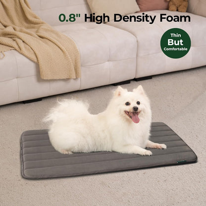 BALANCE Dog Crate Pad, Dog Foam Crate Mat Kennel Pad, Washable Water-Resistant Pet Bed Flat Dogs Cage Mat for Small Dogs