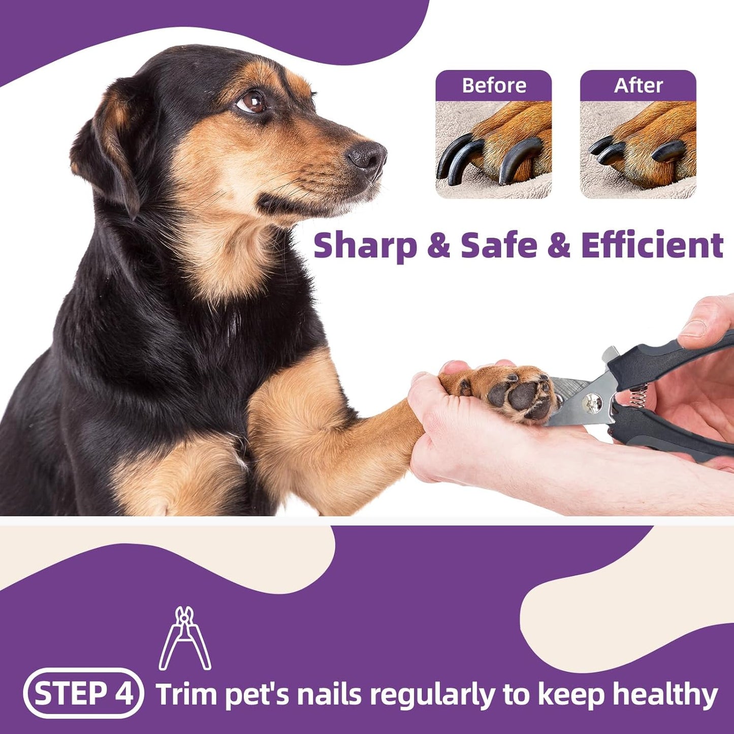 Dog Brush for Shedding,7 PCS Pet Grooming Brush Kit to De-fur & Hair Slicker Deshedding Brushes with Undercoat Rake Comb Bath Brush&Nail Clipper for Grooming Short Long Haired Dogs Cats Blue