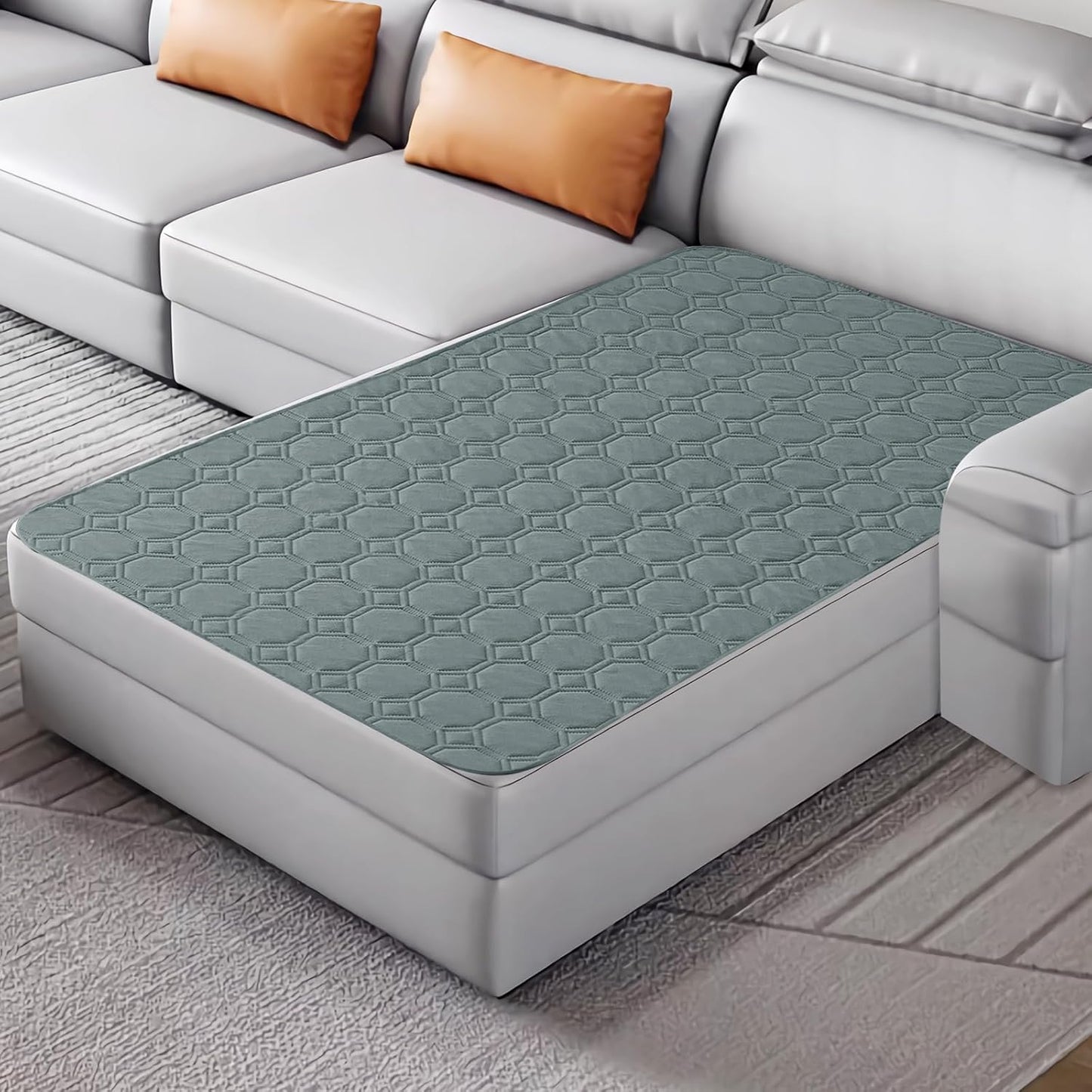 ZNSAYOTX Ultimate Cozy Blankets (30"x70") 100% Waterproof Sofa Mat Blanket for Dog Pets, Bed Couch Protector with Non-Slip Back Washable Durable, Pee Scratch Proof Easy to Clean (Dark Grey)