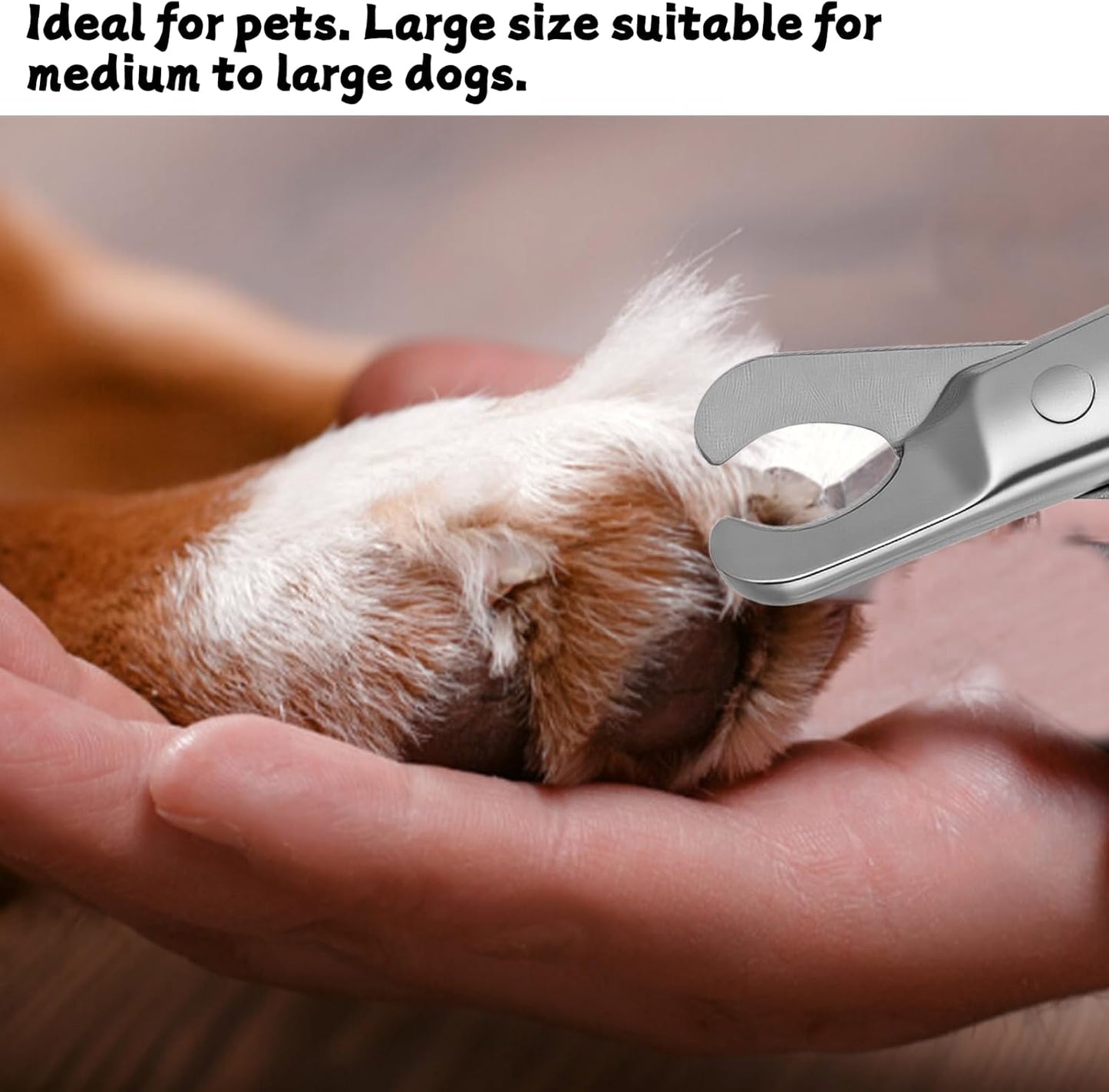 EupHHonycs Dog Clippers for Nails Heavy Duty Dog Nail Clippers Professional Pet Nail Trimmers Heavy Duty Pet Nails Clippers Sharp Safe with Ergonomic Handle for All Large Medium Small Dogs Cats