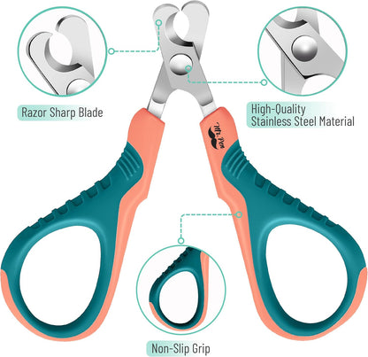 Mr. Pen- Cat Nail Clipper, Stainless Steel, Professional Sharp Cat Claw Trimmer for Small and Medium Cats, Pet Nail Clipper with Sturdy Non Slip Handle