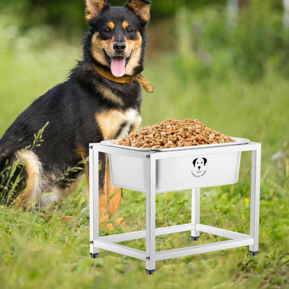Stainless Steel Dog Bowls for Large Dogs, High Capacity Metal Dog Food Bowls, Food and Water Bowl for Larges, X-Large, and Big Dogs 1.25 Gallons