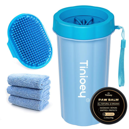 Dog Paw Cleaner for Small Dogs, Dog Paw Washer, Muddy Paw Cleaner, Pet Foot Cleaner, Dog Paw Protector Kit