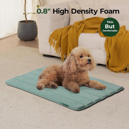 BALANCE Dog Crate Pad, Dog Foam Crate Mat Kennel Pad, Washable Water-Resistant Pet Bed Flat Dogs Cage Mat for Small Dogs