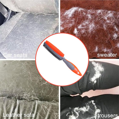 Rubber Pet Hair Removal Brush for Couch Clothes Dog Cat Pet Hair Carpet, Also Used as Dog Cat Bath Brush with Massage Effect