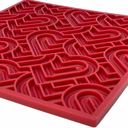 SodaPup Flower Power eMat – Durable Lick Mat Feeder Made in USA from Non-Toxic, Pet-Safe, Food Safe Rubber for Mental Stimulation, Avoiding Overfeeding, Fresh Breath, Digestive Health, & More