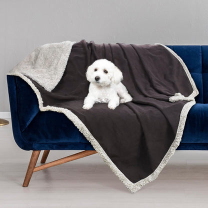 Kritter Planet Waterproof Dog Blanket, Reversible Water Proof Pet Blanket for Couch, Bed & Sofa, Washable Couch Covers for Large Dogs - Protects Furniture from Fur, Dirt, and Accidents