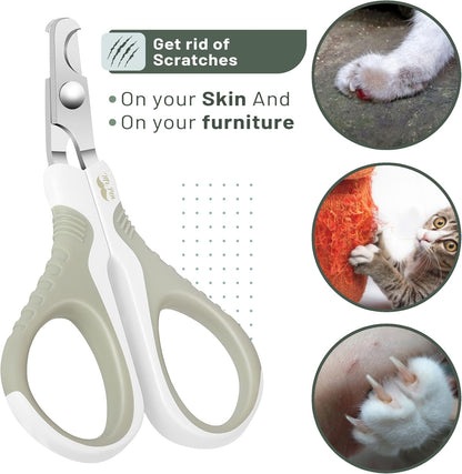 Mr. Pen- Cat Nail Clipper, Stainless Steel, Professional Sharp Cat Claw Trimmer for Small and Medium Cats, Pet Nail Clipper with Sturdy Non Slip Handle
