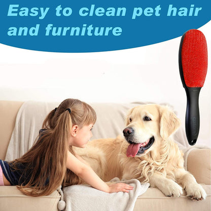 ezclean 4Pack 2Colors Lint Brush for Clothes Furniture Couch, Lint Brush Pet Hair Remover for Clothes Brush, Reusable Lint Brushes for Pet Hair,Velvet Brush, Pet Brush, Fabric Brush