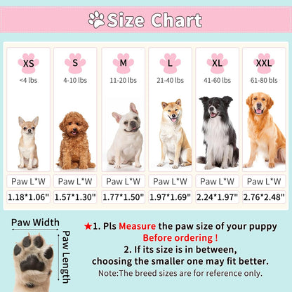 Anti-Slip Dog Paw Protector Pads, Dog Paw Stickers 12 Sets(48 Pcs) Black, for Pets Senior Dogs with Traction on Hardwood Floor, Non-Slip Dog Grips Dog Shoes Boots Socks Replace【XXL】