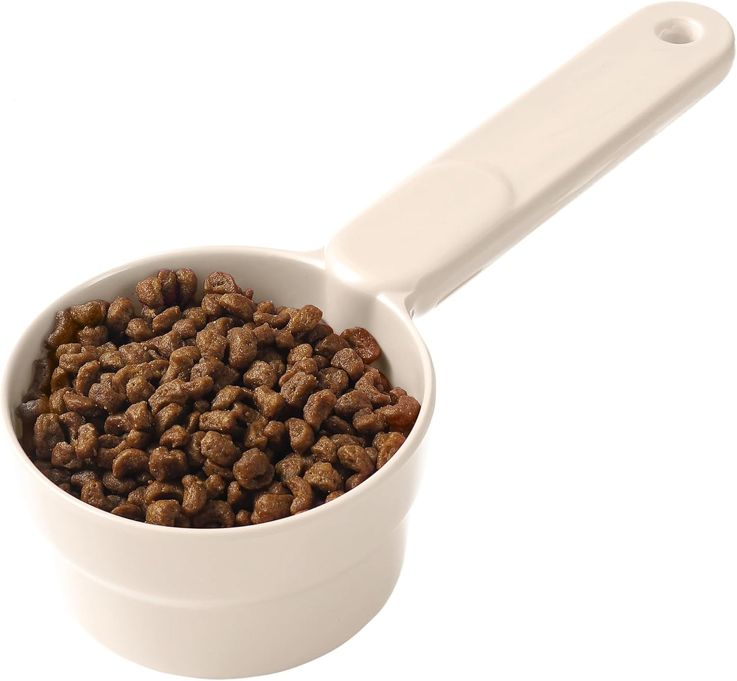 Joyinjojo Dog Food Scoop 1 Cup 1/2 Cup - Melamine Dog Food Measuring Cup, Pet Food Scoop for Dog Cat...Comfortable Long Handle for Easy to Scoop Food