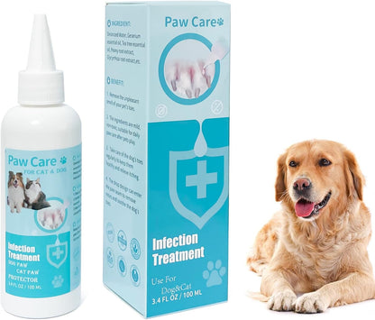 Dog Paw Cleaning Solution,3.4 FL Oz Pet Paw Cleaner,Dog Paw Cleaner, Pleasant Smell Dog Foot Cleaner, Deep Clean Paw Cleaner for Dogs and Cats,No Rinse Dog Paw Washer