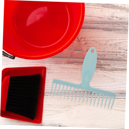 Healeved 2pcs Dog Hair Brush Remover Broom Hair Cleaner Comb Portable Cleaning Device for Home