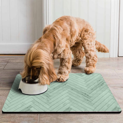 Dog Food Mats for Floors Absorbent, Pet Cat Food Mat - Quick Dry Dog Bowl Mats for Food and Water, Eco-Friendly Pet Supplies