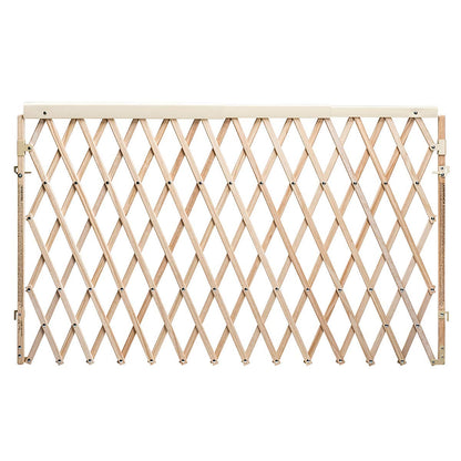 Evenflo Expansion Walk-Thru Room Divider Baby Gate (Natural Wood)
