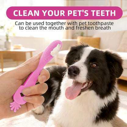 Yellow Pineapple-Shaped Dog Finger Toothbrush Soft TPR Anti-Slip Dog Finger Toothbrush Cover Cat Fingerbrush Tooth Cleaning Tool Pet Dental Care Toothbrush for Dogs and Cats 5.98in/15.2cm